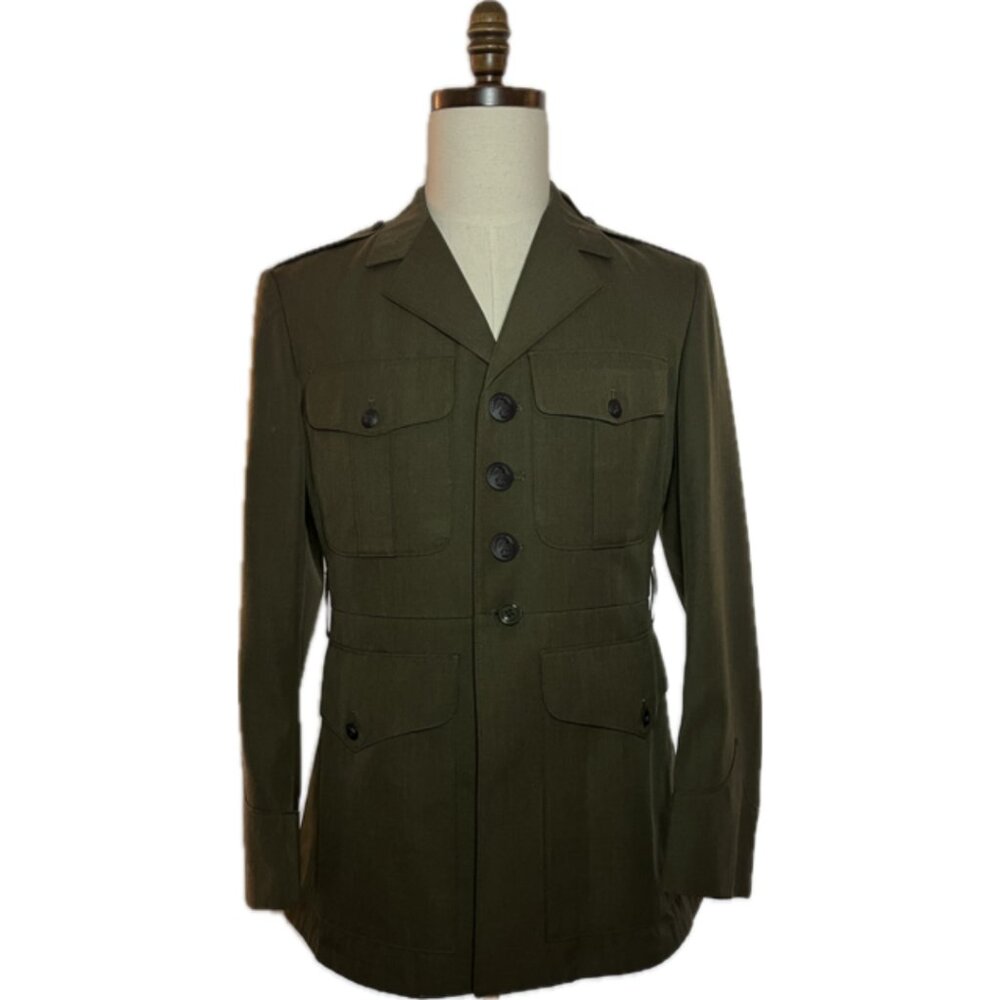 USMC Enlisted Male Green Service Coat